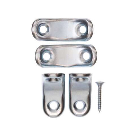 Ace 1 in. H X 2.75 in. W X 1 in. D Zinc Inside Chair Brace, Pack of 5