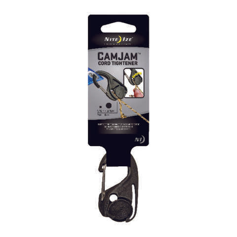 Nite Ize CamJam 2 in. L Black Twisted Plastic Tie-Down Rope