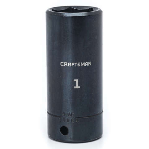 Craftsman 1 in. X 1/2 in. drive SAE 6 Point Deep Deep Impact Socket 1 pc