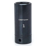 Craftsman 17 mm X 3/8 in. drive Metric 6 Point Shallow Socket 1 pc