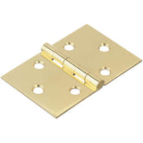 Ace 2 in. W X 3-1/16 in. L Polished Brass Brass Desk Hinge 2 pk
