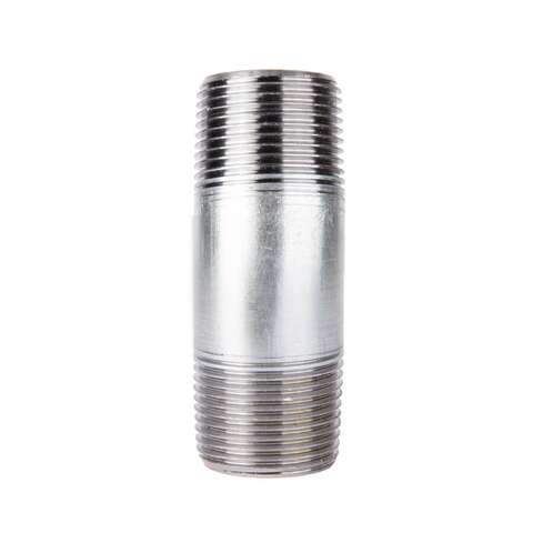 STZ Industries 1-1/4 in. MIP each X 1-1/4 in. D MIP Galvanized Steel 3-1/2 in. L Nipple