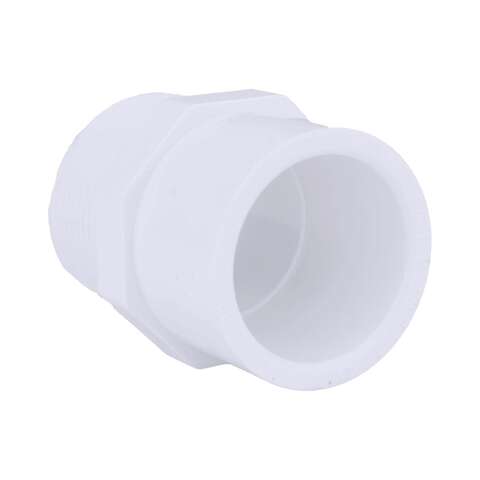 Charlotte Pipe Schedule 40 1-1/2 in. MPT X 2 in. D Slip PVC Reducing Adapter 1 pk