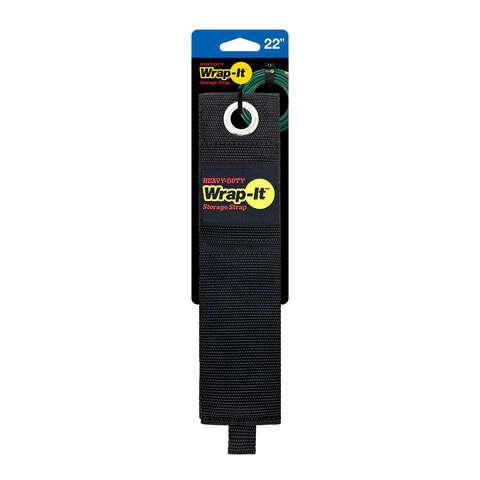 Wrap-It Heavy-Duty 3 in. W X 22 in. L Black Storage Straps 50 lb 1 pk