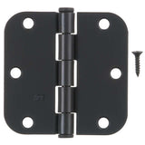 Ace 3-1/2 in. L Black Residential Door Hinge 3 pk