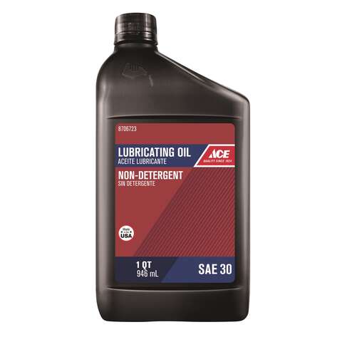 Ace SAE 30 4-Cycle Non-Detergent Motor Oil 1 qt 1 pk, Pack of 6