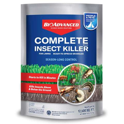 BioAdvanced Complete Brand Insect Killer for Soil & Turf Granules 10 lb