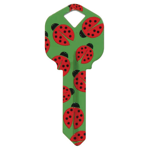 Hillman Wackey Lady Bugs House/Office Universal Key Blank Single, Pack of 6