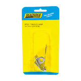 Seachoice Polished Stainless Steel 2-7/8 in. L X 1 in. W Fixed Eye Safety Hasp 1 pk