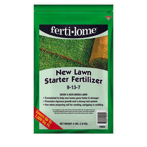 Ferti-lome Lawn Starter Lawn Fertilizer For All Grasses 1000 sq ft