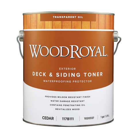 Ace Wood Royal Transparent Toner Cedar Oil-Based Deck and Siding Toner 1 gal, Pack of 2