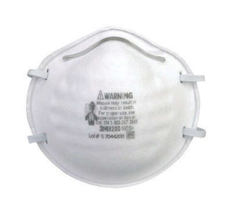 3M N95 Sanding and Fiberglass Respirator White 2 pk