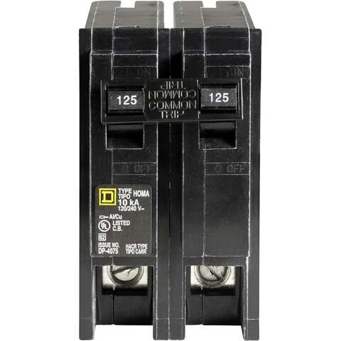 Square D 125 amps 2-Pole Circuit Breaker