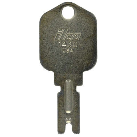 Hillman Traditional Key Forklift Key Blank Double, Pack of 10