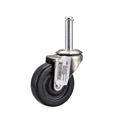 Projex 2-1/2 in. D Swivel Soft Rubber Caster 85 lb 1 pk