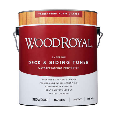 Ace Wood Royal Transparent Redwood Acrylic Latex Deck and Siding Toner 1 gal, Pack of 2