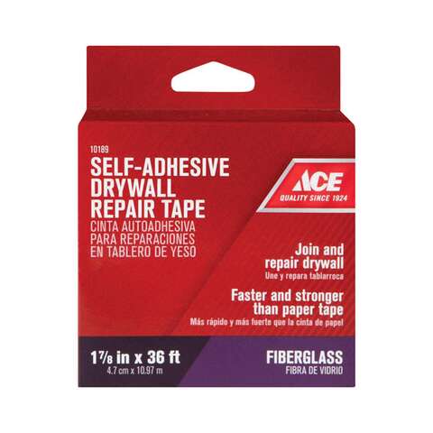 Ace 36 ft. L X 1-7/8 in. W Fiberglass White Self Adhesive Drywall Joint Tape, Pack of 6