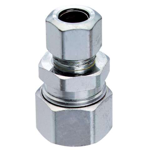 Ace 5/8 in. Compression in. X 3/8 in. D Compression Brass Straight Connector