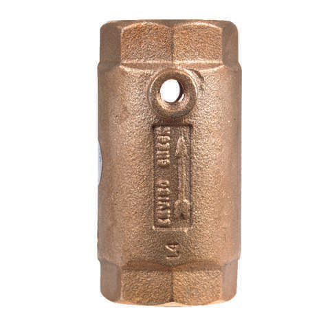 Campbell Flomatic 1-1/4 in. D X 1-1/4 in. D FNPT x FNPT Red Brass Spring Loaded Check Valve