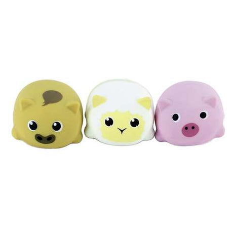 Keycraft Squidgy Farm Animal Multicolored, Pack of 12