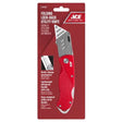 Ace 6 in. Lockback Utility Knife Red 1 pk