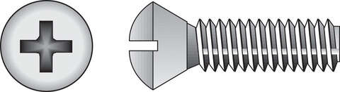 HILLMAN No. 1/4-20 X 1-1/4 in. L Phillips Oval Head Stainless Steel Machine Screws 50 pk