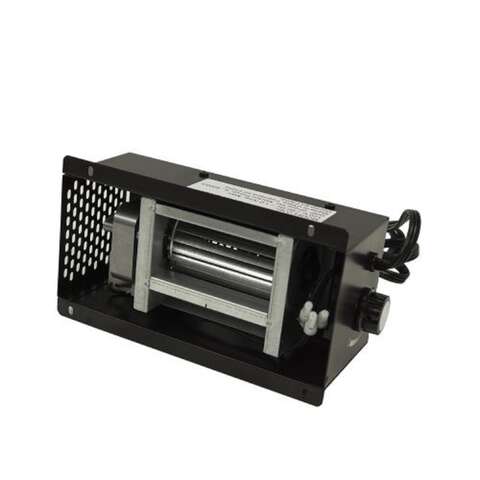 GHP Pleasant Hearth Black Metal Stove Blower