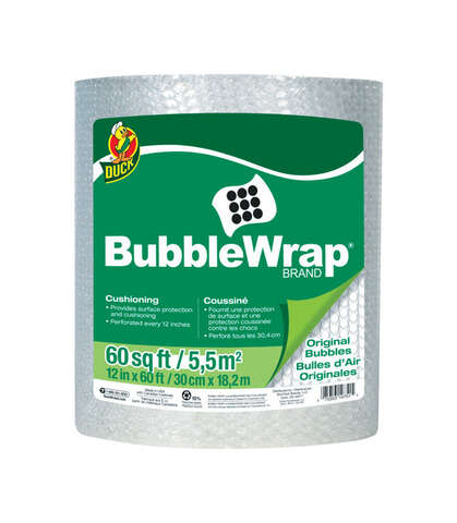 Duck 12 in. W X 60 ft. L Bubble Wrap