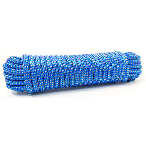 Ace 1/2 in. D X 50 in. L Blue Diamond Braided Poly Rope