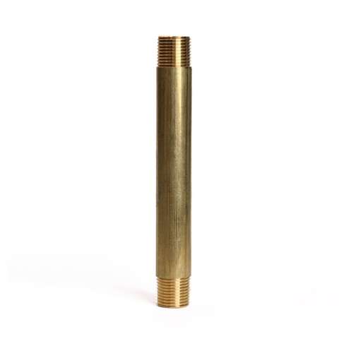 ATC 3/8 in. MPT X 3/8 in. D MPT Red Brass Nipple 5 in. L, Pack of 5