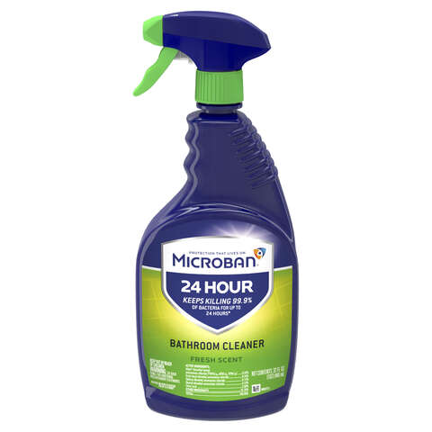 Microban Fresh Scent Bathroom Cleaner 32 oz 1 pk, Pack of 6