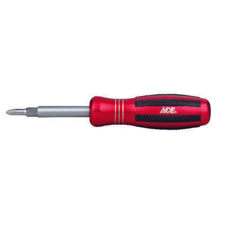 Ace 6-in-1 Screwdriver 6 in., Pack of 9