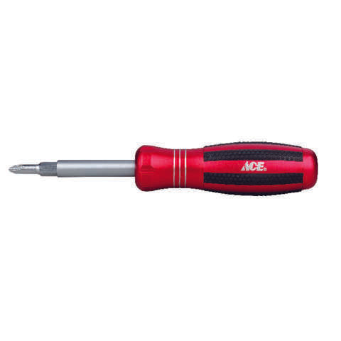 Ace 6-in-1 Screwdriver 6 in., Pack of 9