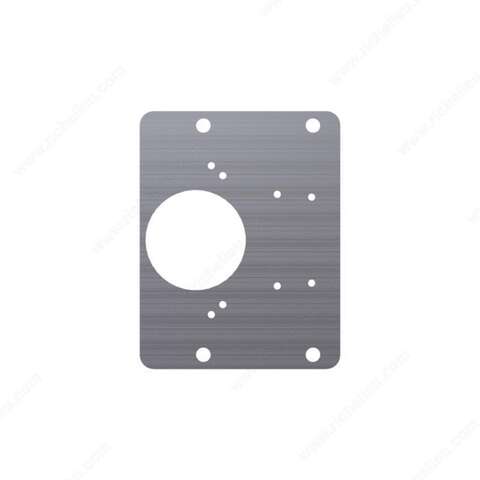 Richelieu 4.88 in. W X 5.98 in. L Gray Steel Hinge Plate 1 pk