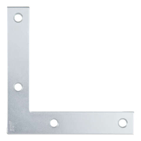 Ace 5 in. H X 4 in. W X 5 in. D Zinc Flat Corner Brace, Pack of 10