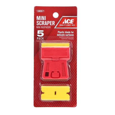 Ace 0.19 in. W Plastic Double Edge Scraper, Pack of 10