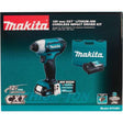 Makita 12V MAX CXT 1/4 in. Cordless Brushed Impact Driver Kit (Battery & Charger)