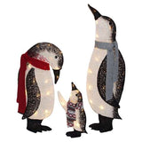 Sienna LED Warm White Penguin Family 2.7 ft. Yard Decor