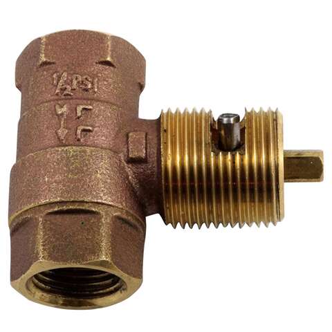 Blue Flame 1/2 in. Brass Quarter-Turn Straight Valve