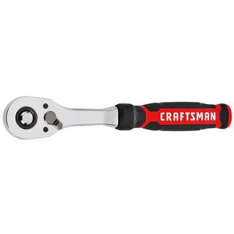 Craftsman Low Profile 3/8 in. drive Bi-Material Ratchet 72 teeth