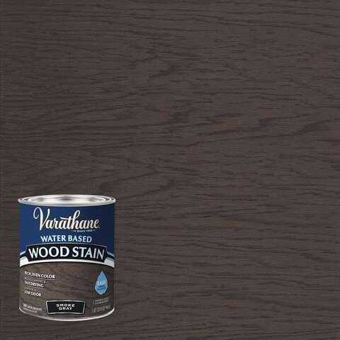 Varathane Semi-Transparent Smoke Gray Water-Based Wood Stain 1 qt, Pack of 2