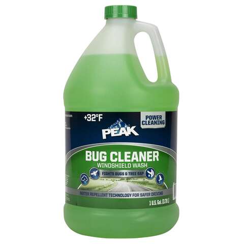 Peak 32 deg Windshield Wash/Bug Cleaner 1 gal, Pack of 6