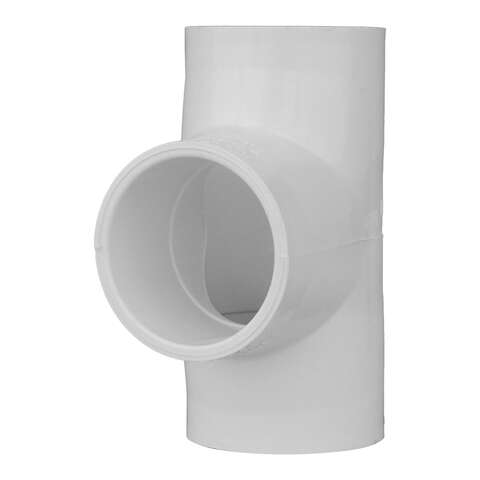 Charlotte Pipe Schedule 40 1-1/2 in. Slip X 1-1/2 in. D Slip PVC Tee 1 pk, Pack of 25