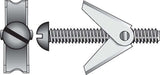 HILLMAN 3/16 in. D X 4 in. L Round Steel Toggle Bolt 2 pk, Pack of 6