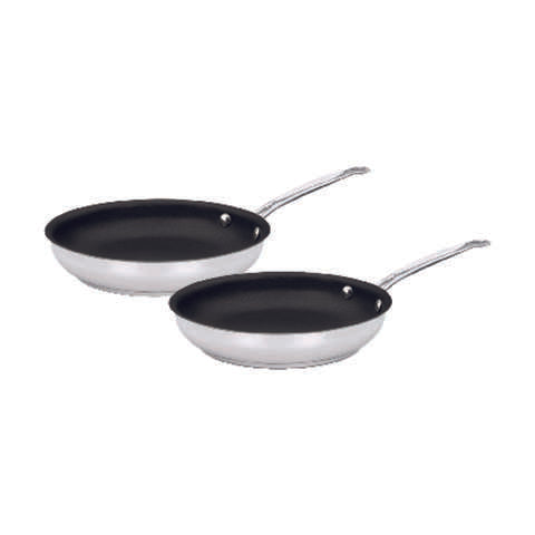 Cuisinart Chef's Classic Stainless Steel Skillet 9 & 11 in. Silver