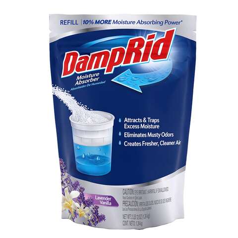 DampRid Moisture Absorber Refill Lavender Vanilla Scent 44 oz, Pack of 3