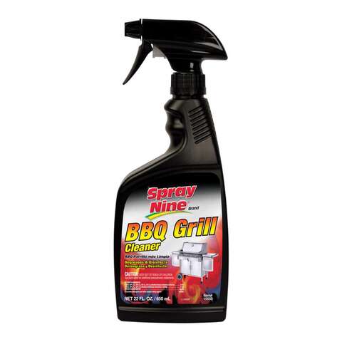 Spray Nine No Scent BBQ Grill Cleaner Liquid 22 oz, Pack of 6