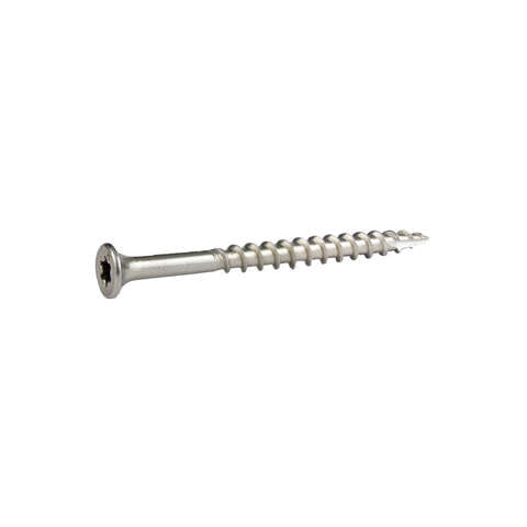 Grip-Rite PrimeGuard Max No. 10 wire X 2.5 in. L Silver Star Bugle Head Deck Screws 5 lb 410 pk, Pack of 4