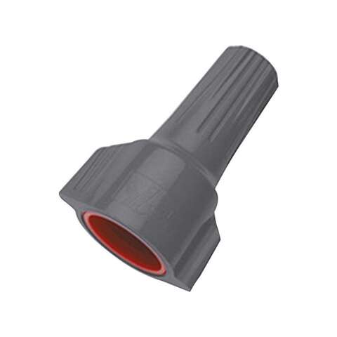 Ideal Weatherproof 14-22 AWG Solid Copper/Stranded Wire Connector Gray/Orange 25 pk