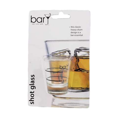 BarY3 1.5 oz Clear Glass Shot Glass